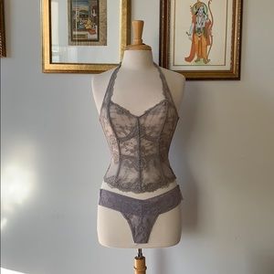 Victoria’s Secret lavender-grey bodice